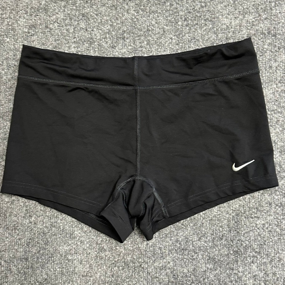 Nike Shorts Womens Size M Black Dri-Fit Compression Athletic Volleyball Pro 3in